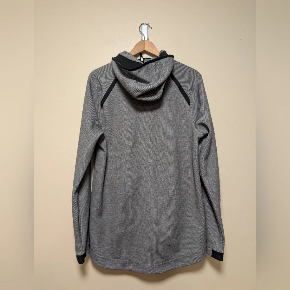 Nike Dri-Fit Showtime Full Zip Hoodie Gray Textured Men’s Size L